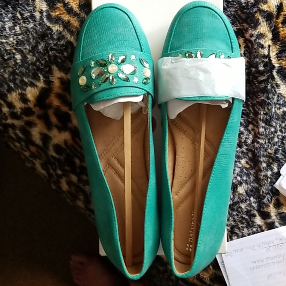 Naturalizer Romney Jeweled Loafers 10W
